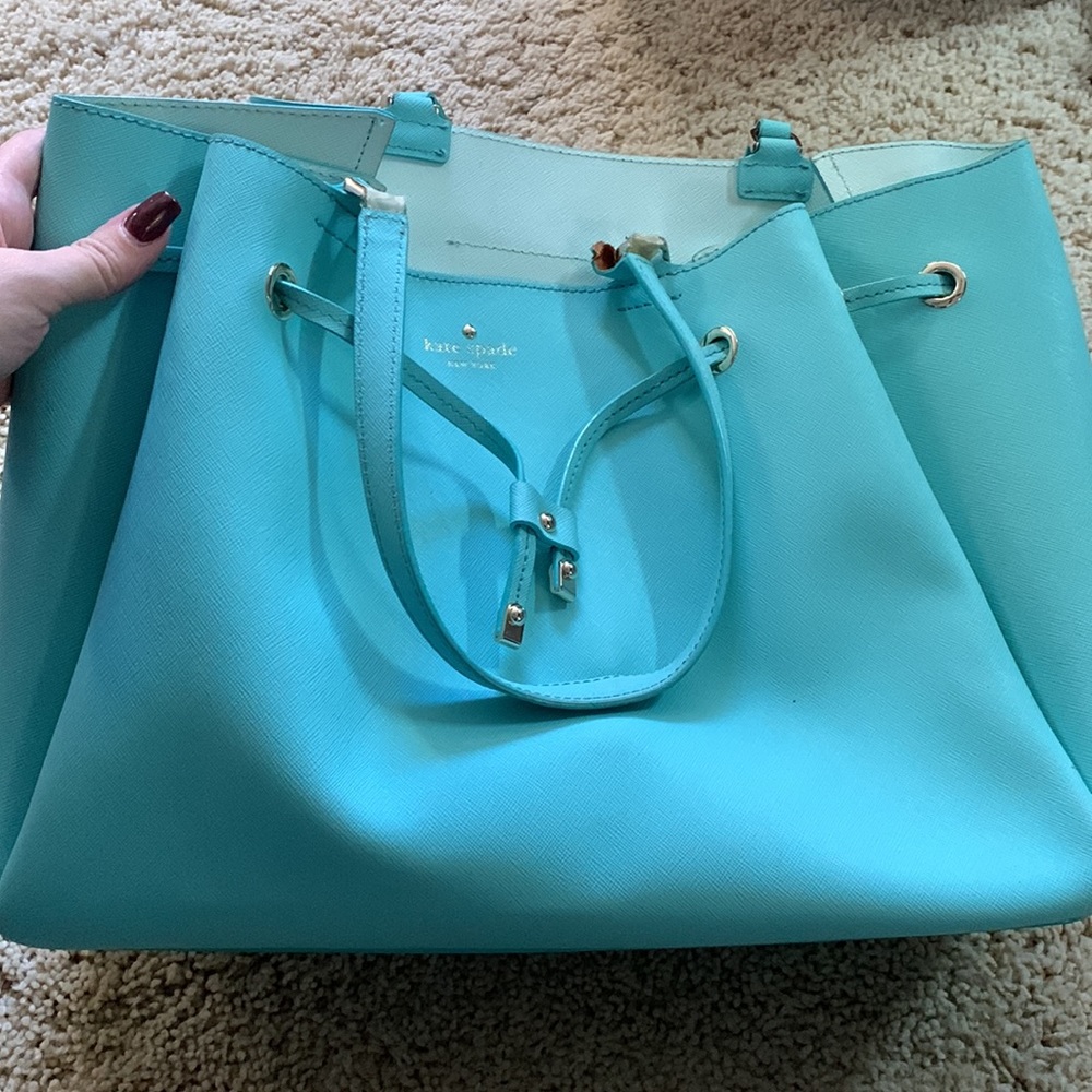 Tiffany blue Kate spade bag